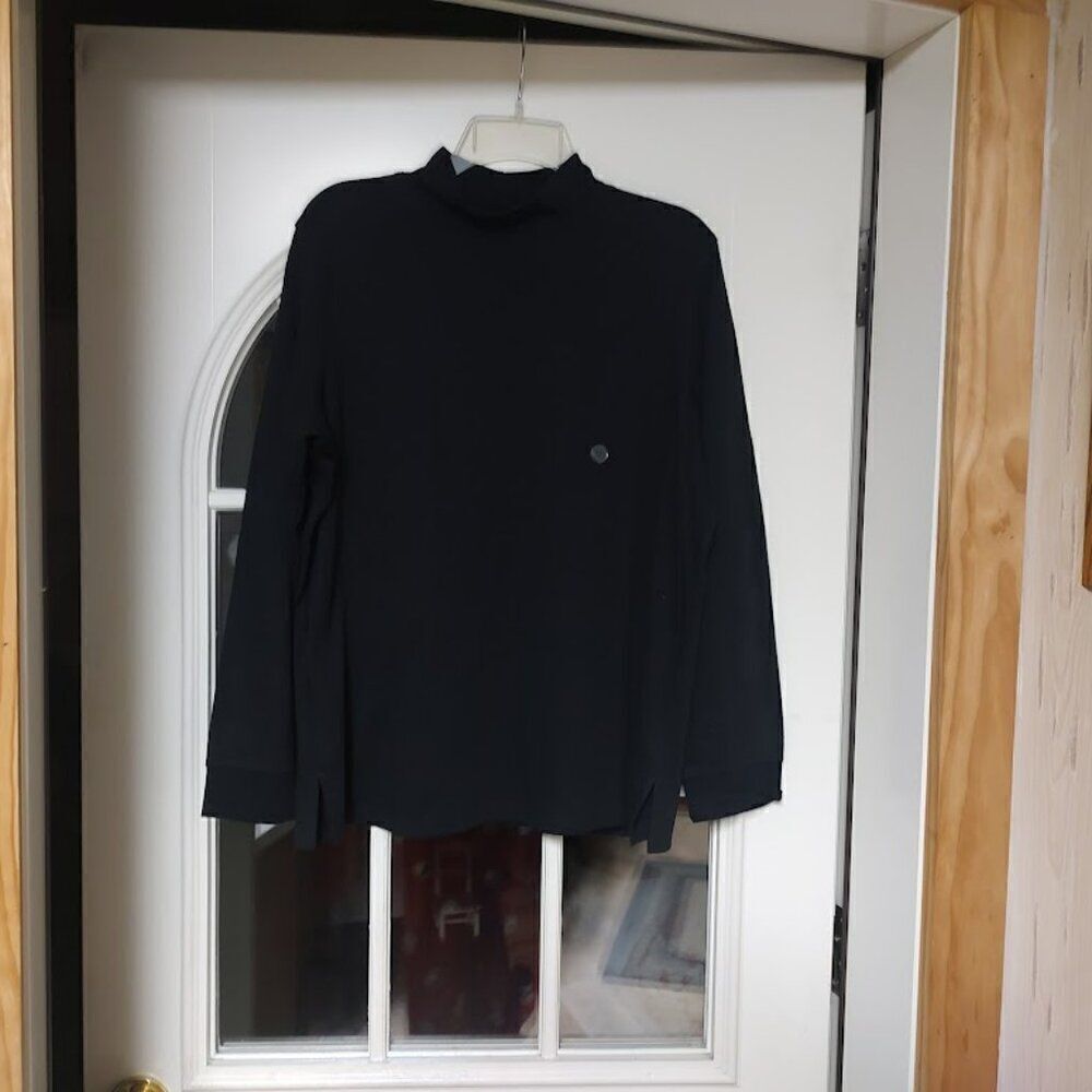 New Hasting & Smith Black Long Sleeve High Neck Top Size Women's 1X